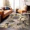 World Rug Gallery Contemporary Abstract Circles Non Shedding Soft Area Rug 5' x 7' Yellow 389YELLOW5x7 - alternate 7